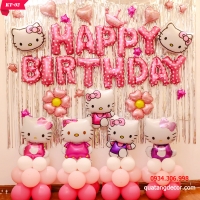 Set Bóng Sinh Nhật Kitty KT02