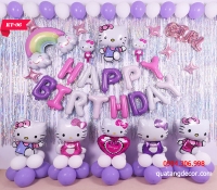 Set Bóng Sinh Nhật Kitty KT06